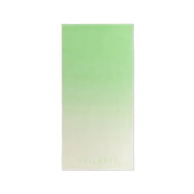 Zdjęcie produktu dla Ręcznik plażowy Svilanit Ombre Pistachio 80x160 cm