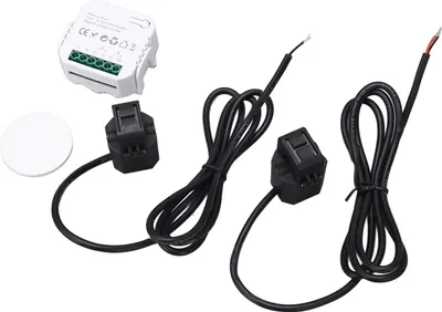 Image de Moniteur d'énergie intelligent WiFi Pince de mesure d'électricité monophasée 100?240V AC pour appareils ménagers Noir PJ?1103A