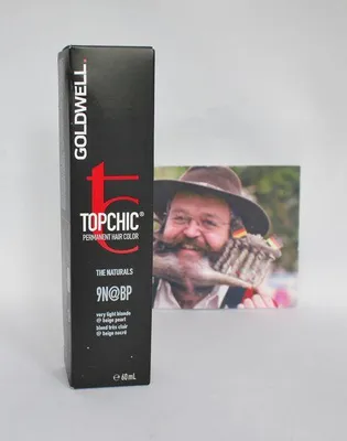 Produktbild von Goldwell Topchic Hair Color Professionelle permanente Haarfarbe für alle Haartypen 8N@GB 60 ml