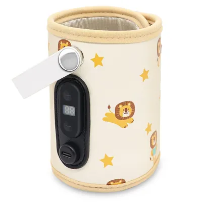 Produktbild von Tragbarer Baby Flaschenwärmer Unterwegs mit 6 Temperaturstufen USB Type C Bottle Warmer schnelles Erhitzen für Reisen Camping Zuhause