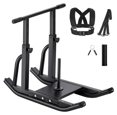 Immagine prodotto di Slitta per pesi VEVOR Slitta per l'allenamento della forza per migliorare la velocità durante gli esercizi sportivi, attrezzo fitness con impugnatura regolabile, per dischi da 25/51 mm