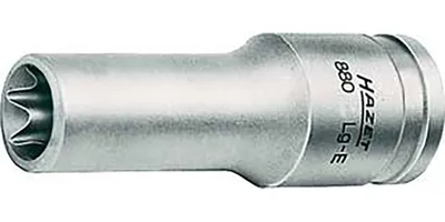 Produktbild von HAZET TX Steckschlüssel-Einsatz 880LG-E8 E8 Vierkant hohl 10 mm (3/8")