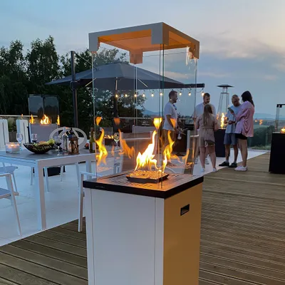 Immagine prodotto di Riscaldatore per patio Luce per patio bianca