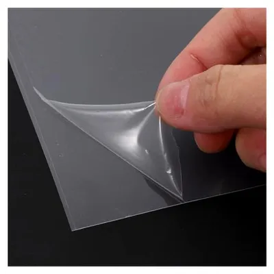 Produktbild von 10 Stück Transparente PVC-Folie – Dünne Frosted Kunststoffplatten mit Hoher Klarheit für Bastelprojekte und Bildrahmen