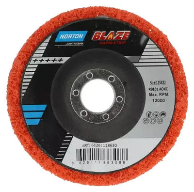Produktbild von Norton Clipper Vlies Compact Scheibe Rapid Blaze gerade 125 mm