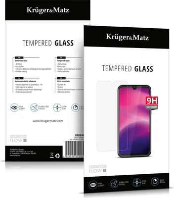 Obrázek produktu pro Pancéřové sklo odolné proti poškrábání pro Kruger&Matz Flow 7S, včetně příslušenství,  &