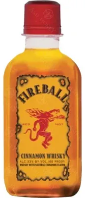 Image de Liqueur Fireball Whisky-Cannelle Miniature 0,05 L