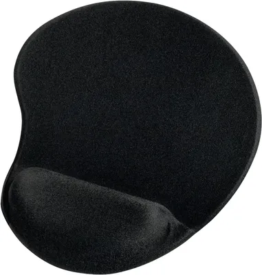 Productafbeelding van Ergonomische muismat met gelkussen, zwart – Antislip muismat van premium kwaliteit met polssteun, geschikt voor kantoor, thuiswerkplek, pc en laptop