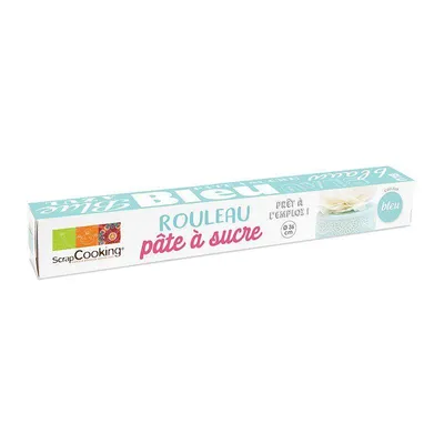 Produktbild von Fondant ausgerollt - Blau - 430 g