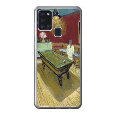 Produktbild von MuchoWow® Handyhülle Schutzhülle Hülle für Samsung Galaxy A21s Das Nachtcafé - Vincent van Gogh Silikon Softcase Handy Hülle - Hartschale