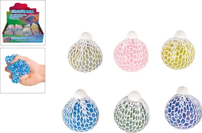 Immagine prodotto di Premere la palla con perle d'acqua, coriandoli e slime