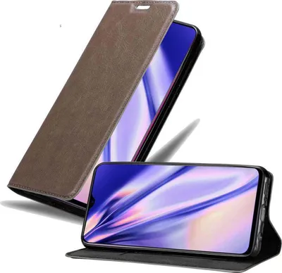 Produktbild von Cadorabo Hülle für Oppo R17 Schutz Hülle in Braun Handyhülle Etui Case Cover Magnetverschluss