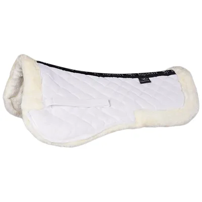 Obrázok produktu pre Equinate polstrovaná podložka pod sedlo Sidney s extra mäkkou kožušinou S White