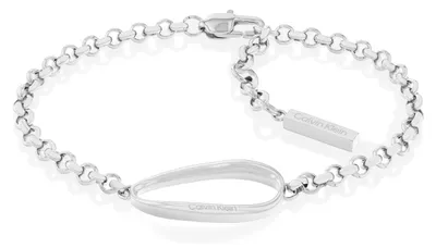 Image de Bracelet chaîne Calvin Klein argent Collection Sculptural - femme