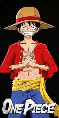 Produktbild von Badetuch Strandtuch One Piece Monkey D. Luffy Badehandtuch Strandlaken 70 x 140 cm