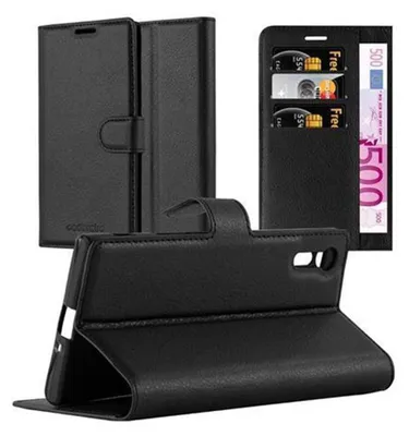 Immagine prodotto di Cadorabo cover per Sony Xperia XZ / XZs cover protettiva in nero custodia per cellulare cover chiusura magnetica