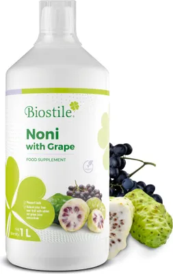 Image de Biostile Noni au raisin – Jus de noni naturel au jus de raisin pour le bien-être