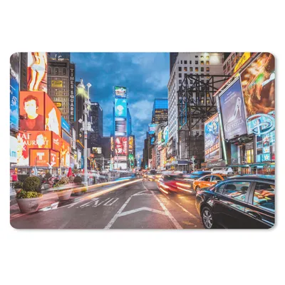 Produktbild von MuchoWow® Mauspad Mousepad New York - Architektur - Nacht 27x18 cm - Mousepads - Maus Mat - Pad - Mausunterlage - Büroartikel - Desk Matten
