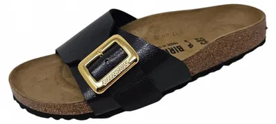 Produktbild von Birkenstock Catalina Cushion Buckle Pantolette Grau in Gr. 37
