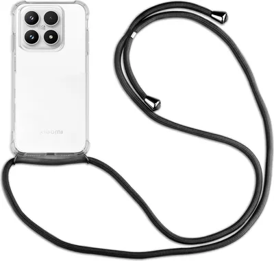 Produktbild von Handykett für Xiaomi 17 Hülle mit Kordel Handyhülle mit Band in Schwarz