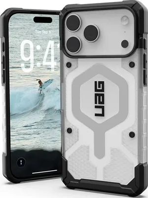 Obrázok produktu pre Urban Armor Gear Pathfinder, Ochranný obal, Apple, iPhone 17 Pro Max, 17,5 cm (6.9"), Strieborná, Priehľadná