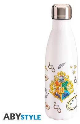 Produktbild von Harry Potter Water Bottle Hogwarts Symbols