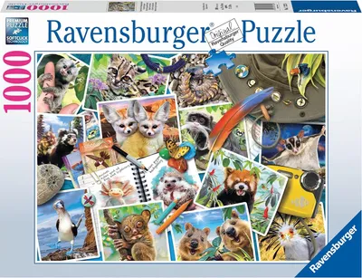 Image de Puzzle RAV 1000 Animaux du monde 17322