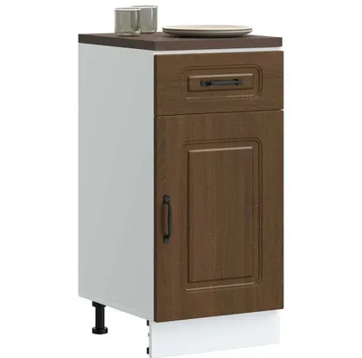 Produktbild von Möbel Küchenunterschrank Kalmar Braun Eichen-Optik Holzwerkstoff - Küchenschränke 853474