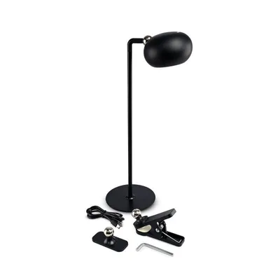Image de Lampe de table LED rechargeable, noire | VIDEX