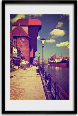 Produktbild von Bild - Bilderrahmen - 40 cm x 60 cm - MDF - Rahmen - Wandkunst - Gdansk Polen
