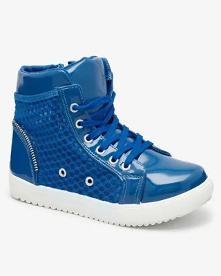 Produktbild von Blaue High-Top-Sneakers für Mädchen Borris- Footwear, Größe 32
