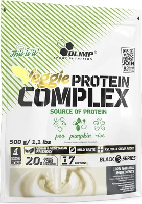 Zdjęcie produktu dla Olimp Nutrition Veggie Protein Complex, Proszek, Biako groszkowe, Biako ryowe
