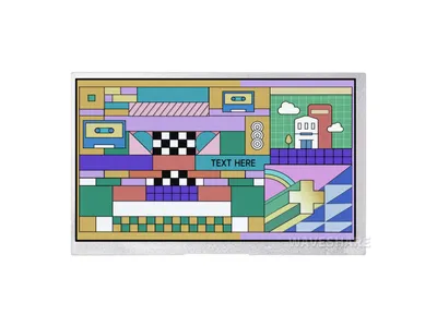 Produktbild von Waveshare 7 Zoll DVI-Displaymodul: Für Raspberry Pi Pico, 1024×600 Pixel, LCD IPS-Panel