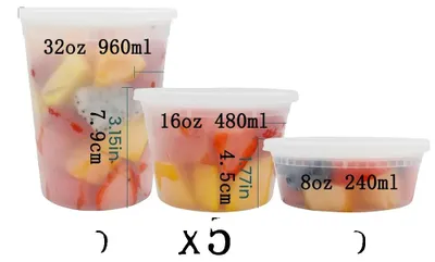 Image de Boîtes de conservation pour aliments, étanches, adaptées au micro-ondes, lot de 15
