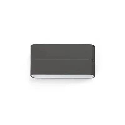 Produktbild von Faro 70647, Wandbeleuchtung für den Außenbereich, Dunkles Grau, Aluminium, IP54, I, 13 W