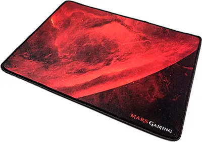 Produktbild von Mars Gaming MRMP0, Schwarz, Rot, Abbildung, Gummi, Anti-Rutsch-Basis, Gaming-Mauspad