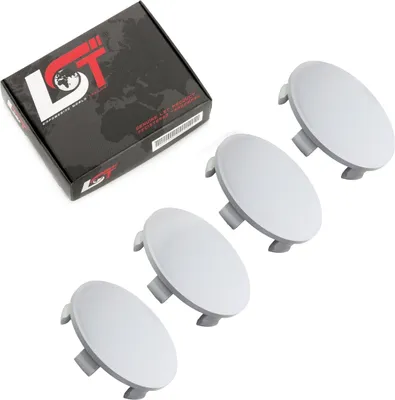 Produktbild von 4x Radnabenkappe Felgendeckel ø 60mm Grau für KIA HYUNDAI DAEWOO