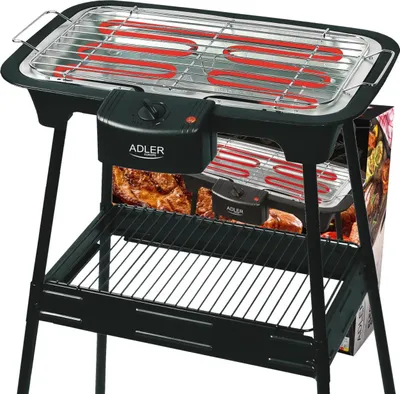 Immagine prodotto di Adler AD 6602 Tavolo Grill Elettrico Nero 2000 W (AD 6602)
