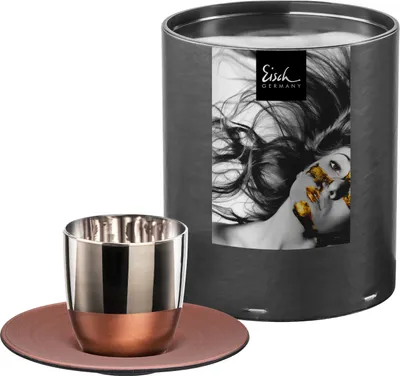 Produktbild von Eisch COSMO COLLECT Espressotasse Platin-Kupfer