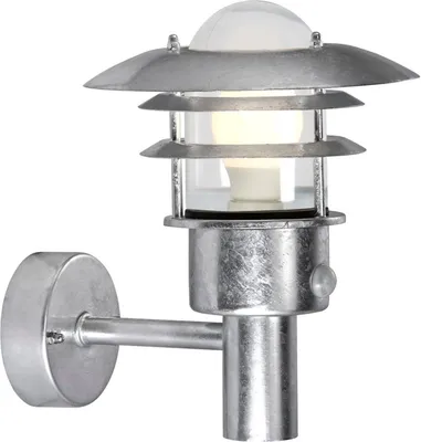 Produktbild von Nordlux Außen-Sensorwandleuchte Lønstrup 22, zink, IP44, 71432031