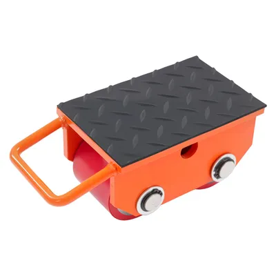 Produktbild von Transportfahrwerk 2.5T Transportrollen Industrierolle Panzerrollen    Schwerlastrollen   Roller Möbelheber  (Gelb)
