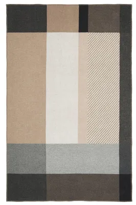 Produktbild von Eagle Products Decke MONTREAL, 135x205 cm, schwarz, d´natural, m´grau, weiß