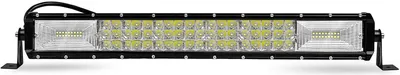 Produktbild von YUENFONG 270W LED Arbeitsscheinwerfer Bar Combo Reflektor Scheinwerfer Arbeitslicht šC Triple Reihe LED Zusatzscheinwerfer Light Bar Leuchtbalken fš¹r Offroad Agrar Traktor (270W, Light Bar)