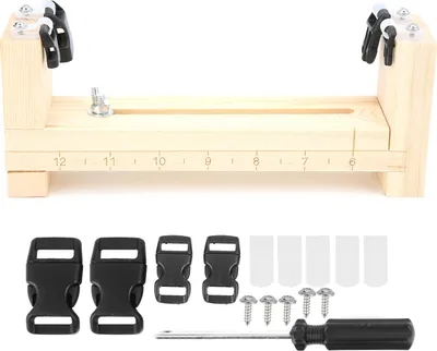 Obrázok produktu pre Dáždnik Lanové náramky DIY Paracord Jig tkané Drevený rám Outdoor Pletacie náradie Sada