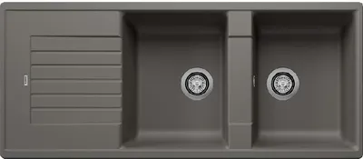 Produktbild von Spüle Blanco ZIA 8S 116 x 50 cm vulkangrau 527392