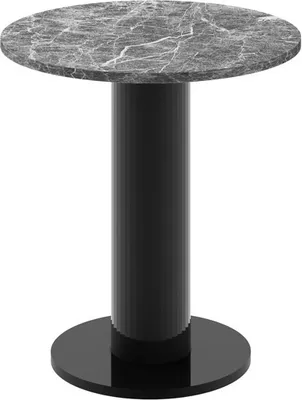 Produktbild von Design Beistelltisch rund HSO-222 Ecktisch 60cm Hochglanz Tisch
