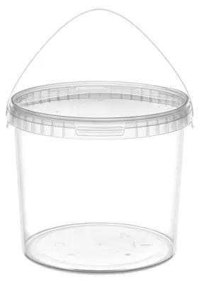 Produktbild von Garronda Eimer mit Deckel, 5 Liter, 1 Stück, für die Lagerung von Lebensmittel- und Chemischen Produkten Transparent GD-0072