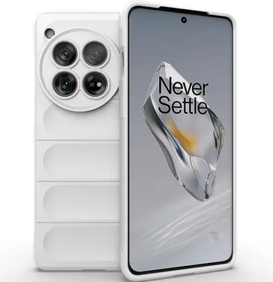 Produktbild von Handyhülle für OnePlus 12 5G Weich TPU Silikon Stossfest Anti-rutsch Hülle Weiß