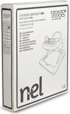 Produktbild von CARETERO Lauflernhilfe fr Babys Babywalker Nel Spielecenter Laufstuhl - Braun