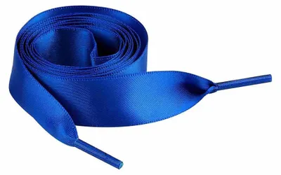 schnuersenkel satin blau
